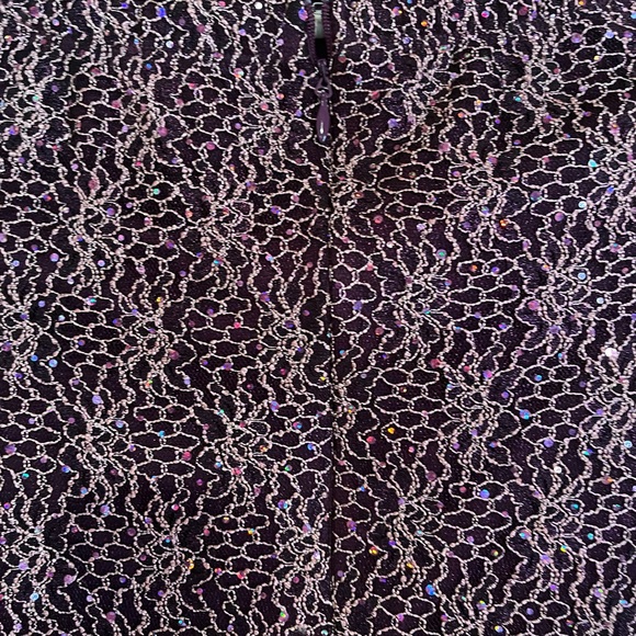 Deep lavender strapless formal - Picture 6 of 8